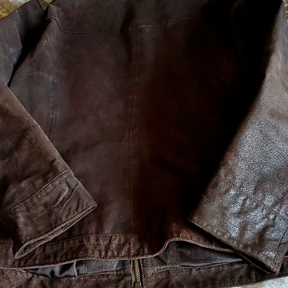 Genuine leather coat like NEW extra large stylish look - Picture 6 of 8